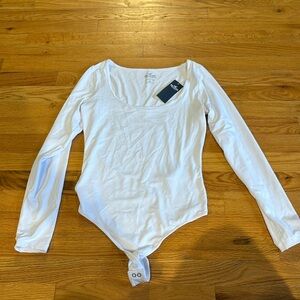 Hollister White Bodysuit